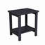 Ensemble de chaises berçantes toutes saisons avec table d'appoint, ensemble de chaises berçantes 3 pièces à texture de bois (comprend 2 chaises berçantes et 1 table)-1517420918
