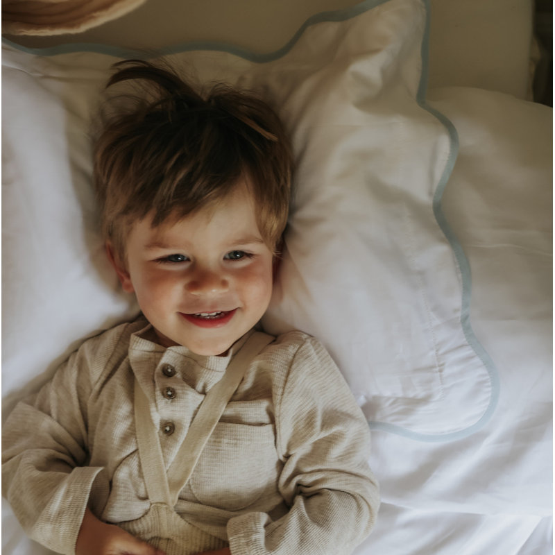 Oreiller pour tout-petits Soft Wave, bleu, Blue