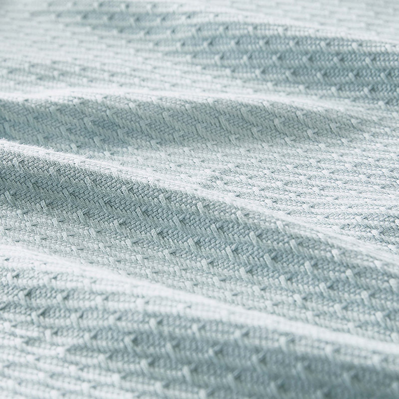 Couverture, Bleu clair, L 108 po x l 90 po