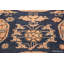 Tapis bleu antique antique à motif de grenades Khotan