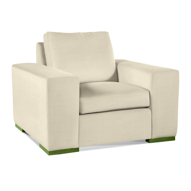 Memphis Armchair, Ivory Crypton Performance; 0886-91, Java