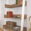 Bibliothèque moderne en chêne foncé 31,5 po x 76,8 po x 12,6 po | 100% panneau de particules enduit de mélamine, épaisseur: 0,7 pouce | Nombreuses tablettes pour le rangement et la présentation | Design élégant pour la maison et le bureau-2114240819