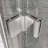 32" X 72" Frameless Bi-Fold Pivot Swing Shower Door, 1/4" Clear Tempered Glass, Chrome Hardware, Reversible Installation | Gift Idea