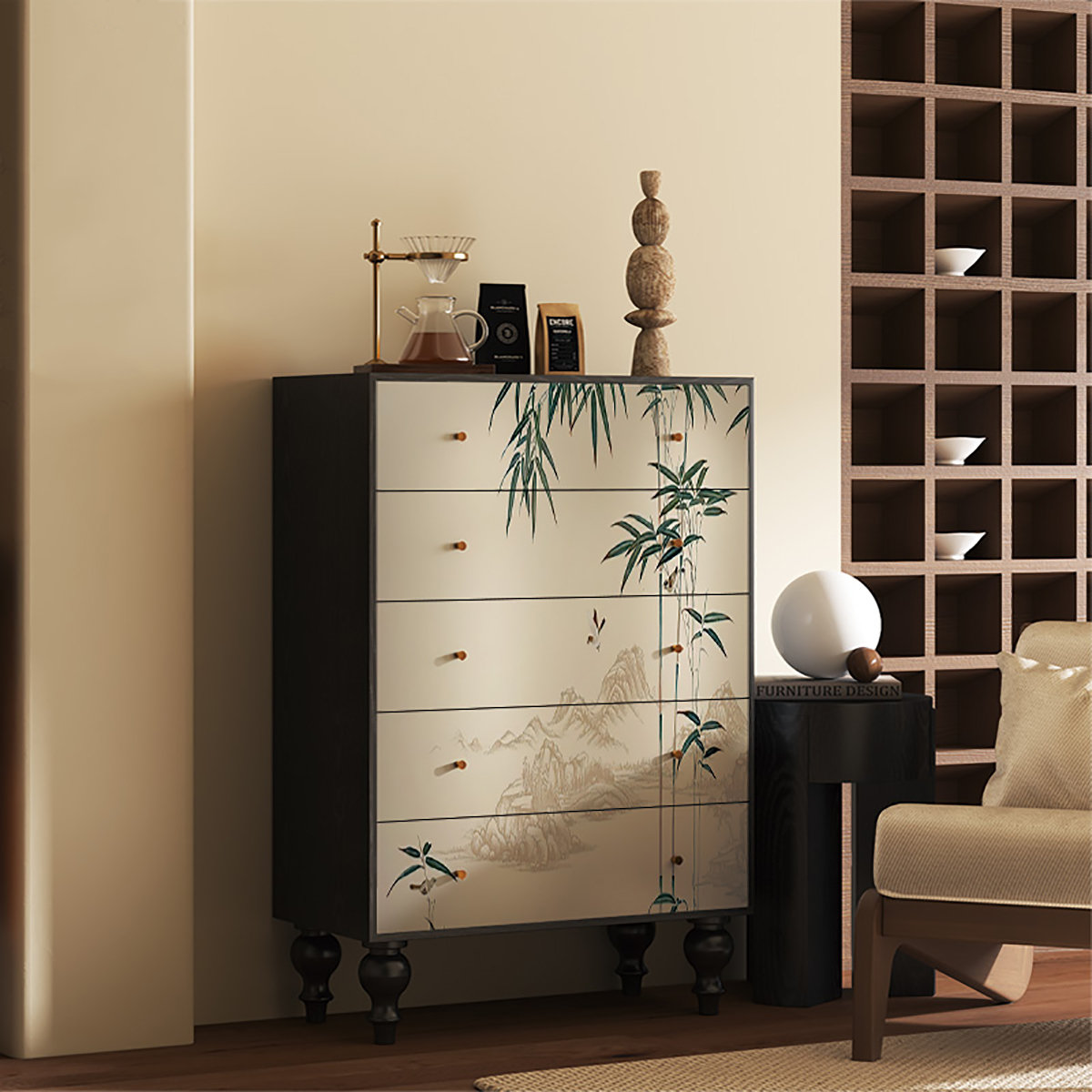 Simple Drows HomeLuxea Simple drawers cabinet home decor cabinet | Wayfair