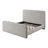 Upholstered Panel Bed Grey-976060751