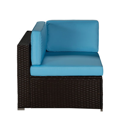 Wicker Sofa Set Ws707.1-Bl Carton 2, Outdoor Patio Sofa Outdoor Set