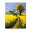 Horloges murales campagne jaune champ de campagne I - campagne-1392415298