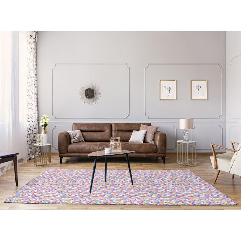 Chenille Geometric Indoor Rug, Rectangle 9' x 12'