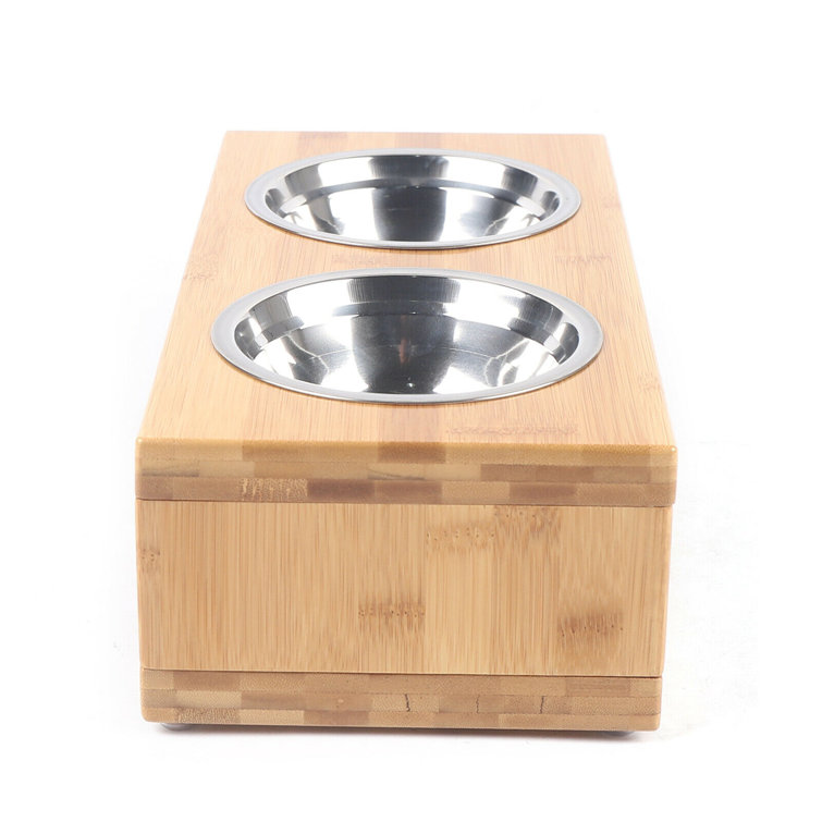 JOYDING Elevated Dog Bowls Raised Pet Bowls Food and Water Bowls Dishes  Stand Feeder