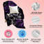 Couverture polaire en flanelle JYK Halloween pour lit simple, légère, respirante, douce et chaude en microfibre pelucheuse, 152 x 203 cm, motif roses et crânes violets-134645315