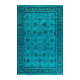 Overyed One-of-a-Kind Rectangle 6'2" X 9'4" Hand Knotted Area Rug