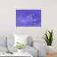 Delicate Purple Bloom Delicate Dreamy Ethereal Violet Flower Nature Wall Art Print 1 Piece Wrapped Canvas Wall Art-1836699304
