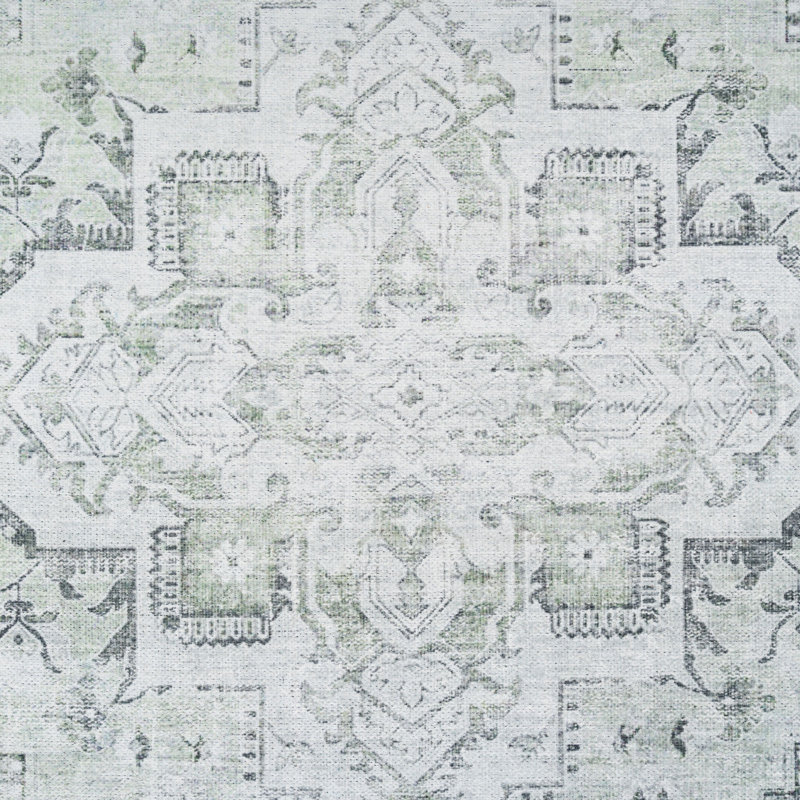 Cassidie Vintage Look Cotton Area Rug, Rectangle 120 x 170cm