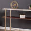 Console en faux marbre avec rangement