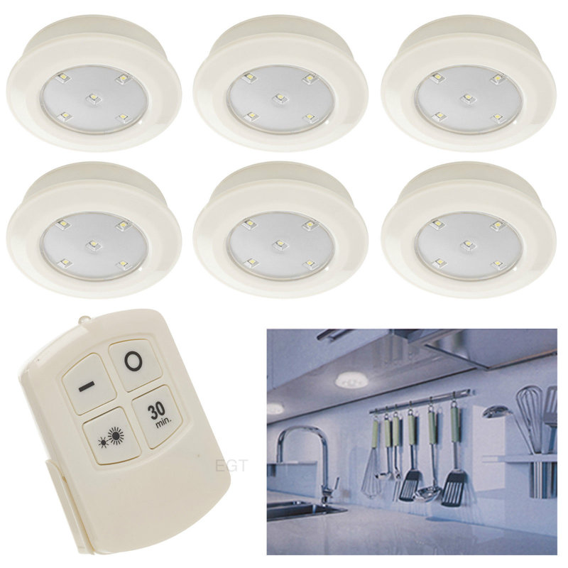 Wireless LED Under Cabinet Puck Light