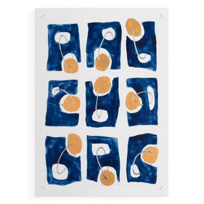 Casse-tête abstrait II - reproduction de toile seulement - non encadrée