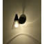 Applique murale à 1 lumière à intensité variable noir mat / doré Amma