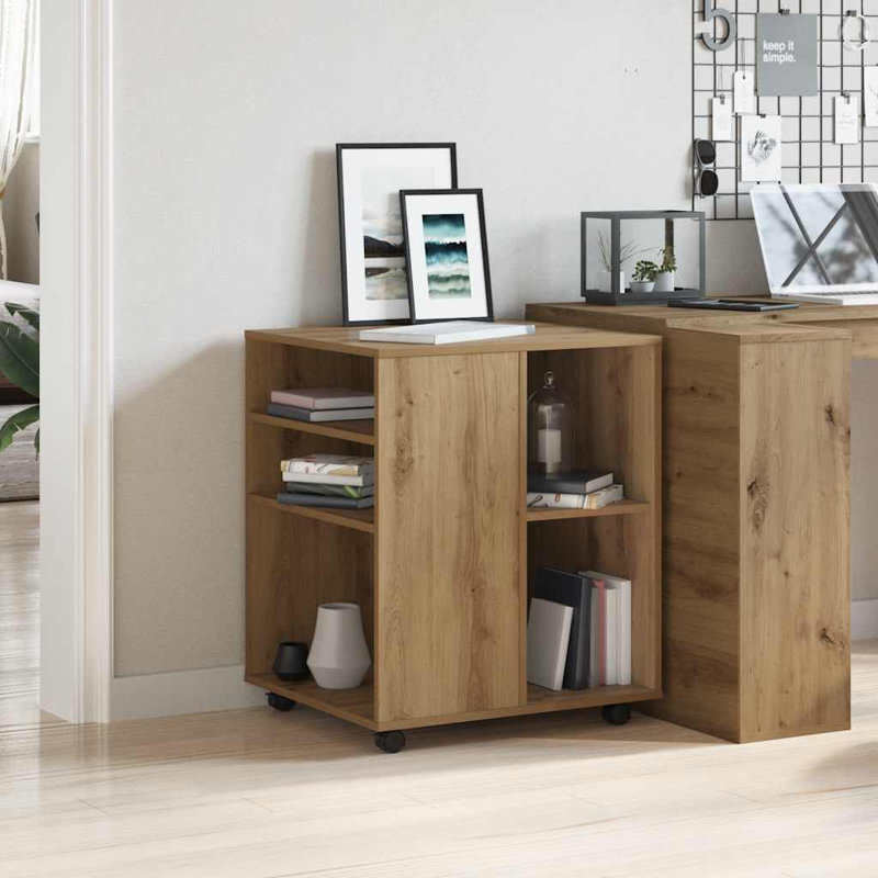 Alarins End Table, Artisan Oak