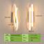Silver 41cm Adjustable Colour Temperature LED Wall Sconces  