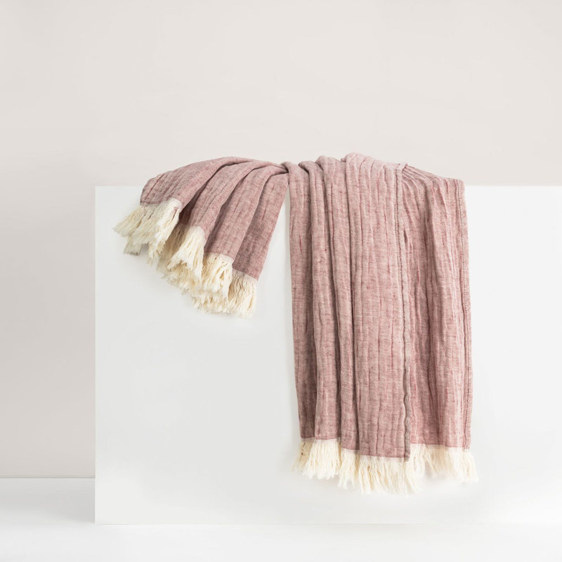 Soho Throw Blanket, Pomegranate