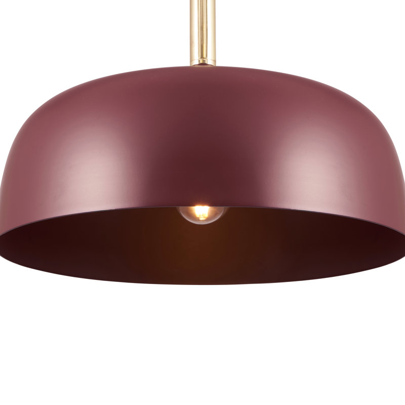 Babbie 1 - Light Dome Pendant, Matt Mulberry