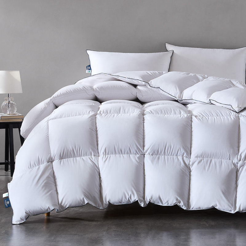 Couette en duvet d'oie de qualité supérieure Pacific Coast, toutes saisons, Lit simple