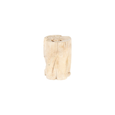 Bleached Solid Wood Accent Stool by Phillips Collection