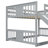 Full Over Full Bunk Bed with Ladder and Play Slide