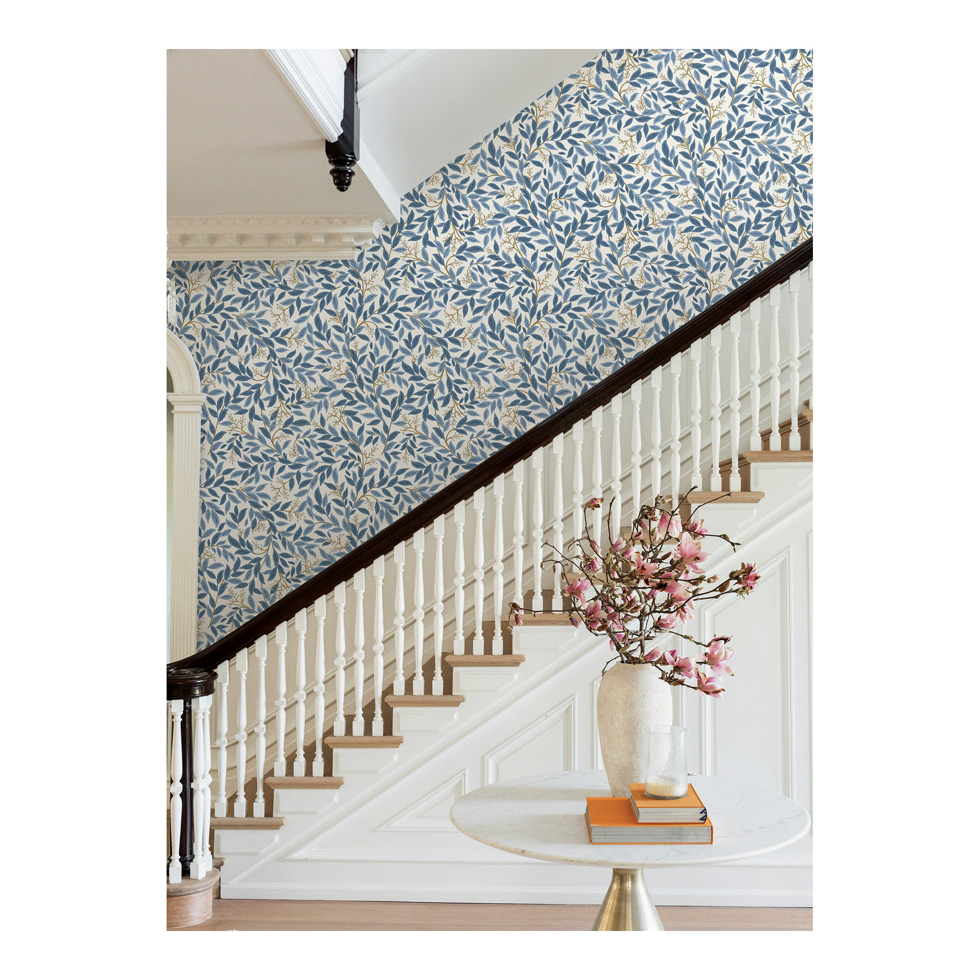 Willowberry Wallpaper, Blue