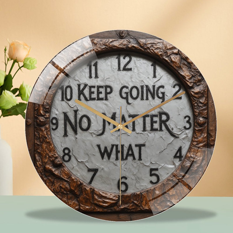 Horloge murale Motivation