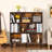 8 Cube Book Shelf,3 Tier Bookshelf With Legs, Modern Open Storage Organizer,Boho Bookcase,Display Cabinet Shelf Free Standing Bookshelves For Bedroom,Living Room,Office-579070893