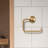 Swedish 4 - Brushed Brass Piece Bathroom Hardware Set-121634708