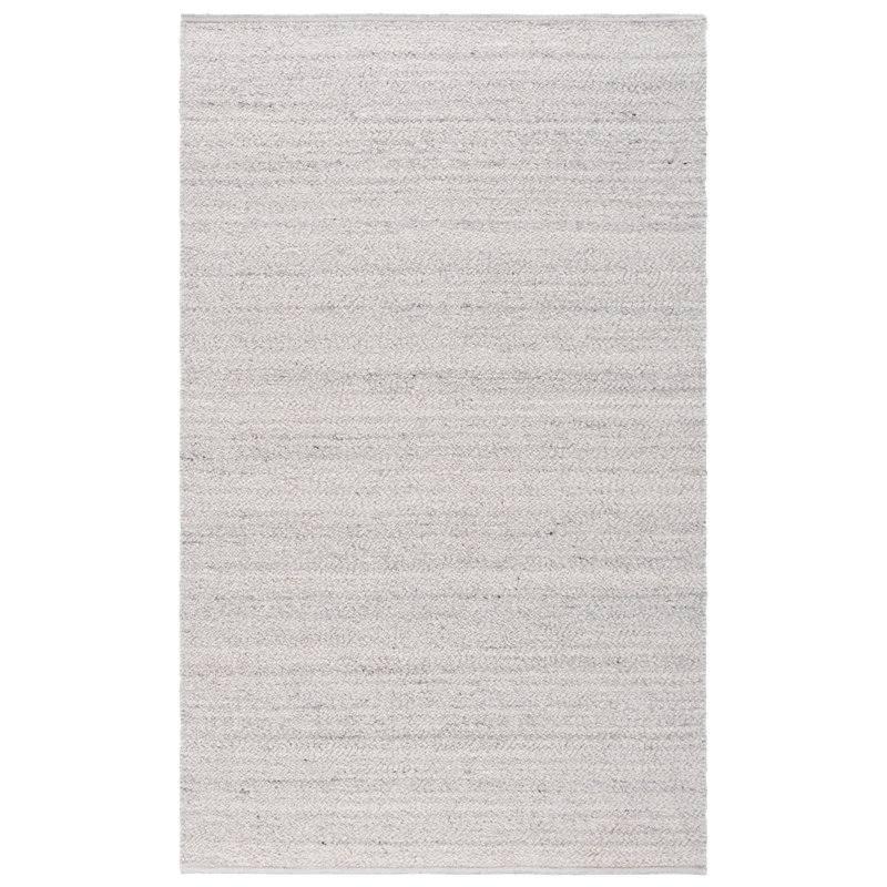 Metin Natura Handwoven Wool Rug, Rectangle 5' x 8'