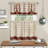 Mortensen Geometric Tailored 58'' W Kitchen Curtain-1387563492-1387563491