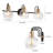 Annamarie 3-Light Dimmable Wall Sconce with Globe Glass Shade