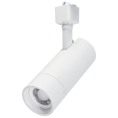 15 Watt LED Track Head 20 to 50 Degree Adjustable Beam Spread CCT Selectable