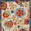 Tapis extérieur antidérapant 3 pi x 5 pi orange et rouge