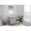 Ensemble de meuble-lavabo simple 23,6 po avec miroir Clorence-2127429027