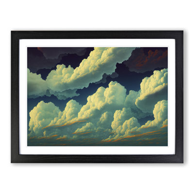 Spectacular Clouds - Framed Print