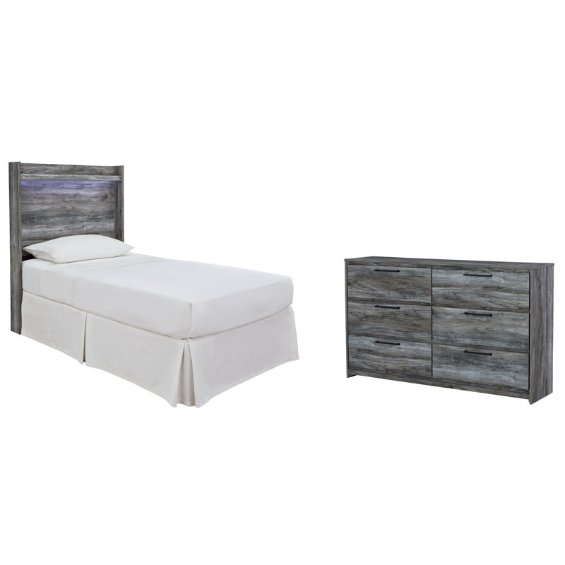 Kaisee Piece Bedroom Set, Twin