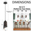  Mini luminaire suspendu industriel noir 