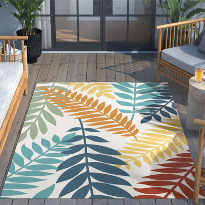Floral Indoor / Outdoor Area Rug