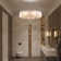 10-light Dimmable Round Alabaster Chandelier