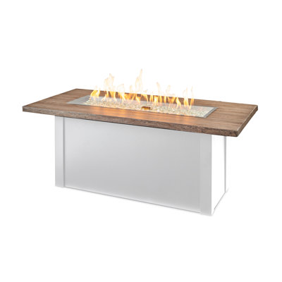 Havenwood Rectangle Smokeless Fire Pit Table with Hidden Fuel Tank
