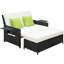 Sequim Straight Patio Daybed with Cushions-16499301