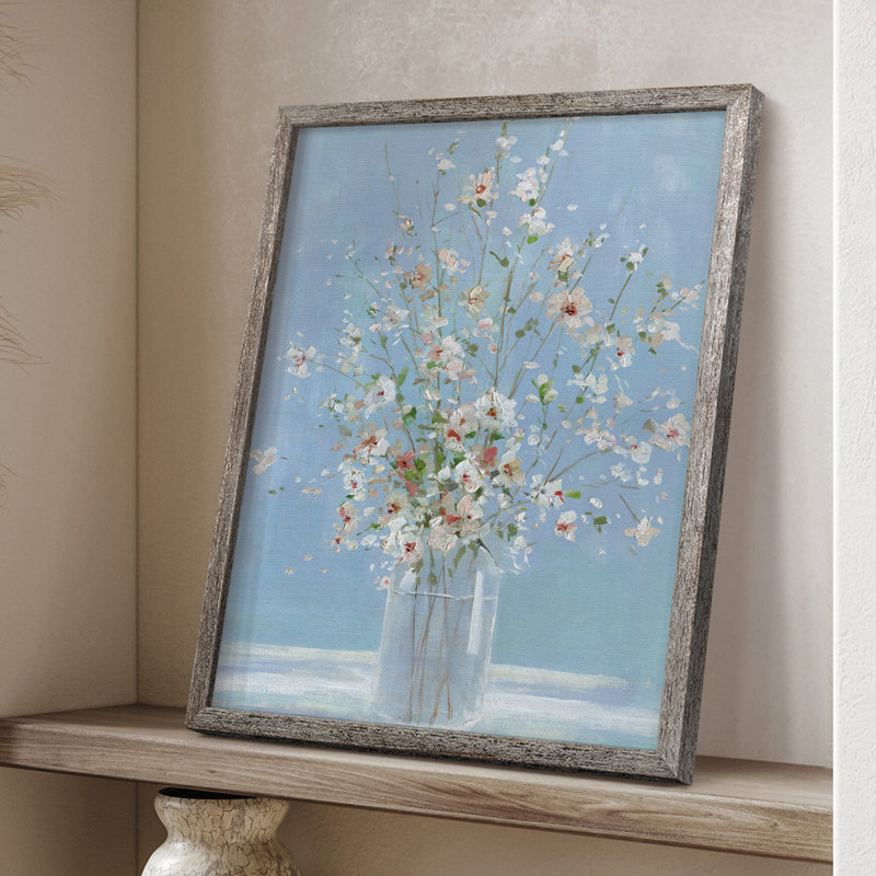 «Cherry Blossom Arrangement», reproduction encadrée - bois massif 44437, H 21 po x l 17 po
