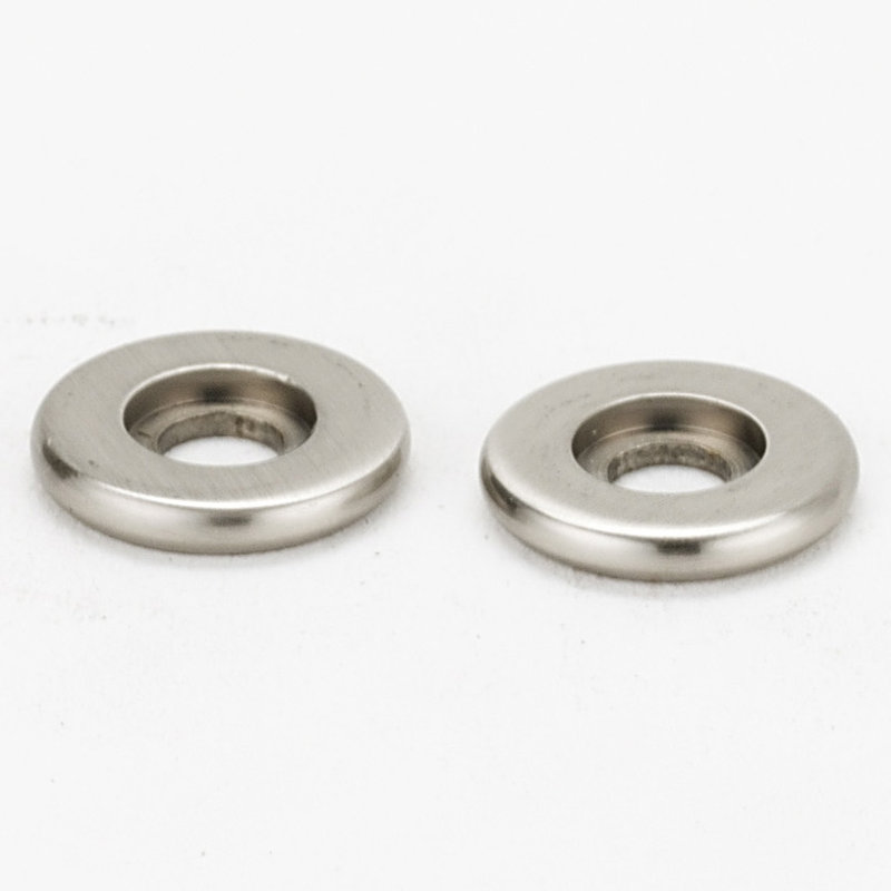 Brass Rose / Rosette, Satin Nickel