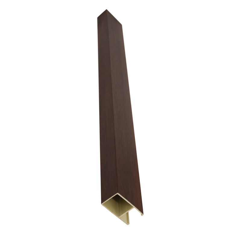 Carreaux de plafond suspendus WPC 2 po x 3,54 po, panneaux de plafond en bois composite en plastique avec ensemble de suspension (ensemble de 20 panneaux)