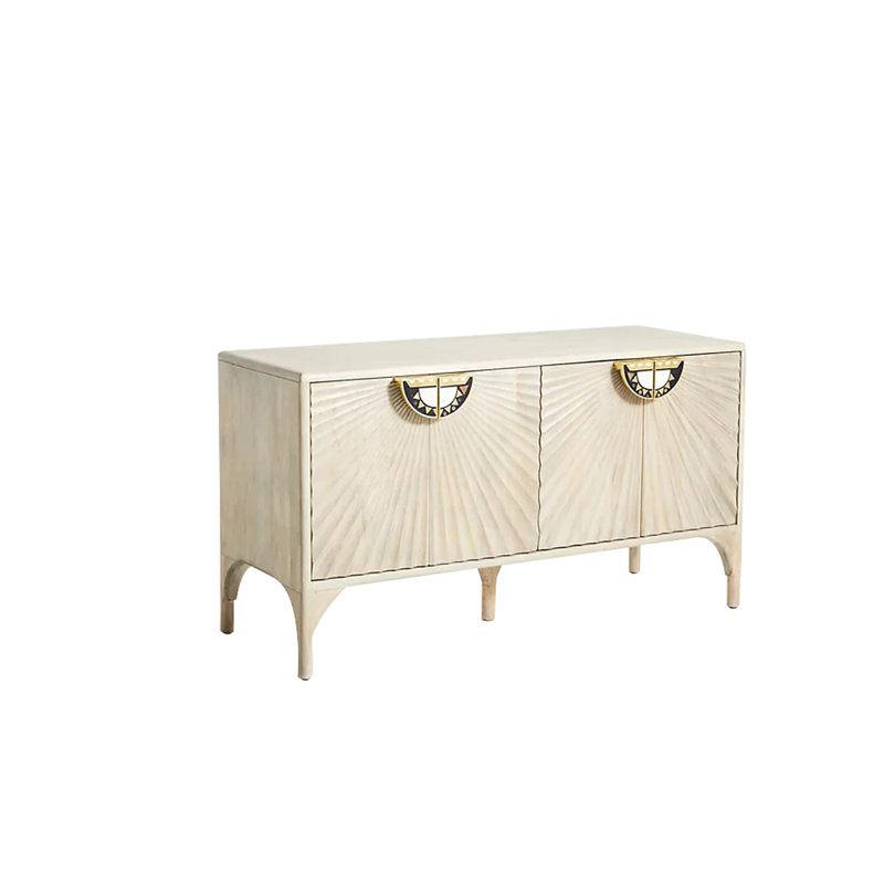 Armoire d'appoint de style européen, Blanc