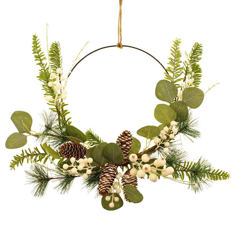Faux Eucalyptus 46cm Wreath